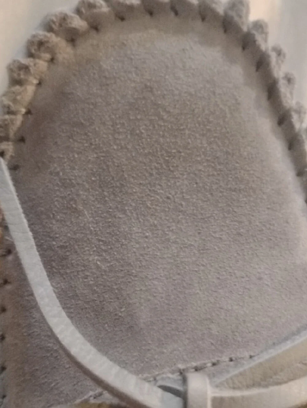 UGG Corvin Charcoal Suede Shearling Moccasin Slippers Like new!